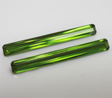 Пара зеленых турмалинов 2,72 карат 