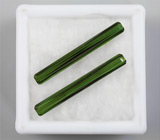 Пара зеленых турмалинов 2,72 карат 