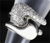 Коктейльное кольцо с бриллиантами Золото