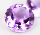 Пара уругвайских аметистов 6,95 карат 