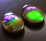 Пара аммолитов аммонита 3,12 карат 