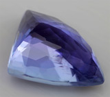 Танзанит авторской огранки 3,23 карат! Топовый цвет 