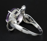 Серебряное кольцо c аметистом 4,63 карат Серебро 925