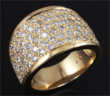 Золотое кольцо с бриллиантами 1,84 карат Золото