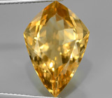 Золотистый цитрин авторской огранки 8,31 карат 