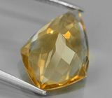 Золотистый цитрин авторской огранки 8,31 карат 