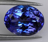 Чистейший танзанит 3,3 карат! Топовый камень 