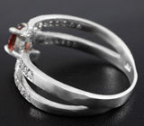 Элегантное серебряное кольцо с розовой шпинелью 0,5 карат Серебро 925
