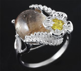 Прелестное серебряное кольцо с сапфирами Серебро 925