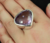 Серебряное кольцо с аметистом Серебро 925