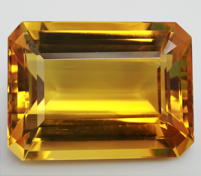 Цитрин 98,82 карат! Топовый цвет