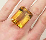 Цитрин 98,82 карат! Топовый цвет 