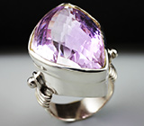 Серебряное кольцо с аметистом Серебро 925