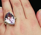 Серебряное кольцо с аметистом Серебро 925