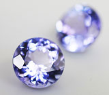 Пара танзанитов 1,46 карат 