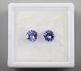 Пара танзанитов 1,46 карат 