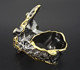 Серебряное кольцо c перидотом и разноцветными сапфирами Серебро 925