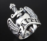 Серебряное кольцо «Faith» Серебро 925