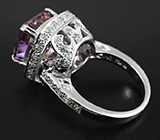 Серебряное кольцо с аметрином 5,57 карат Серебро 925
