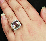 Серебряное кольцо с аметрином 5,57 карат Серебро 925