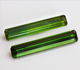 Пара зеленых турмалинов 4,2 карат 