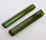 Пара зеленых турмалинов 4,2 карат 