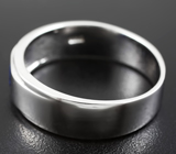 Стильное серебряное кольцо с синим сапфиром 0,25 карат Серебро 925
