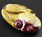 Миниатюра-подвеска «Золотая Рыбка» из цельного мукаита 28,4 грамм 
