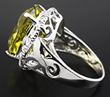 Серебряное кольцо c лимонным цитрином Серебро 925