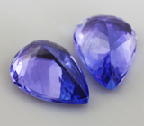 Пара танзанитов 3,45 карат 