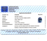 Чистейший танзанит 8,73 карат 