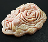 Камея-подвеска «Розы» из цельного агата 18,5 грамм 