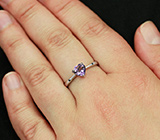 Серебряное кольцо с аметистом Серебро 925