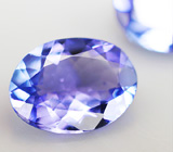 Пара танзанитов 1,64 карат 