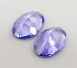 Пара танзанитов 1,64 карат 