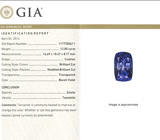 Чистейший танзанит 12 карат 