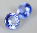 Пара тазанитов 1,63 карат 