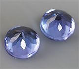 Пара тазанитов 1,63 карат 