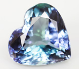 Чистейший полихромный танзанит 4,12 карат 