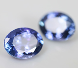 Пара танзанитов 4,67 карат 
