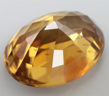 Золотисто-желтый циркон 3,1 карат 