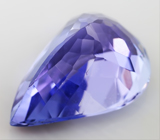 Танзанит 4,14 карат! Топовые цветовые характеристики 