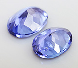 Пара танзанитов 2,26 карат 