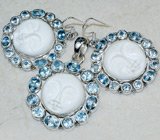 Комплект  "Сны Падишаха" Серебро 925