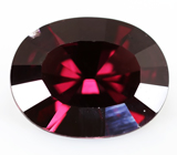 Пурпурно-красная шпинель авторской огранки 1,87 карат 