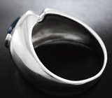 Серебряное кольцо с черным опалом 2,47 карат Серебро 925