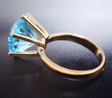 Кольцо с топазом авторской огранки «Universe» и бриллиантами