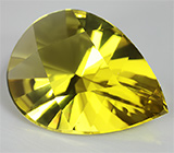 Цитрин авторской огранки 36,75 карат 