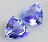 Пара танзанитов 1,46 карат 