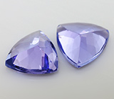 Пара танзанитов 1,46 карат 